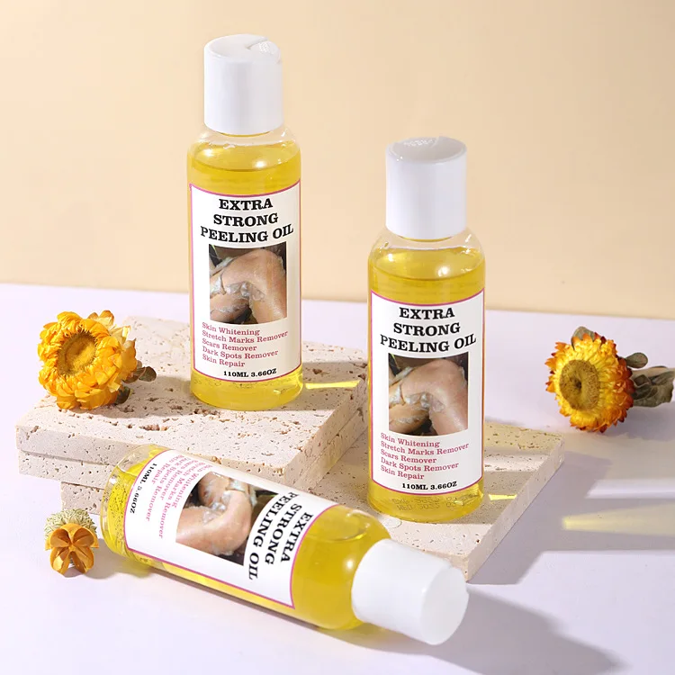 Private Label Wholesale Natural Extra Strong Peeling Oil Vitamin C Vitamin E Whitening Yellow Peeling Oil