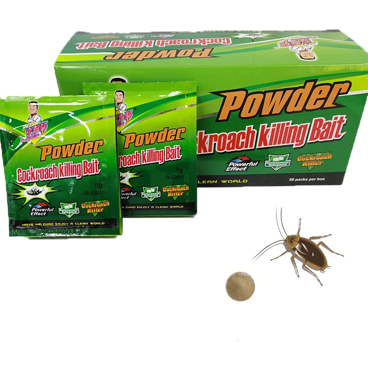 Powerful Cockroach Killing Powder 5g Medicine Pest Control Cockroach Poison Medicine Cockroach Killing Bait Powder