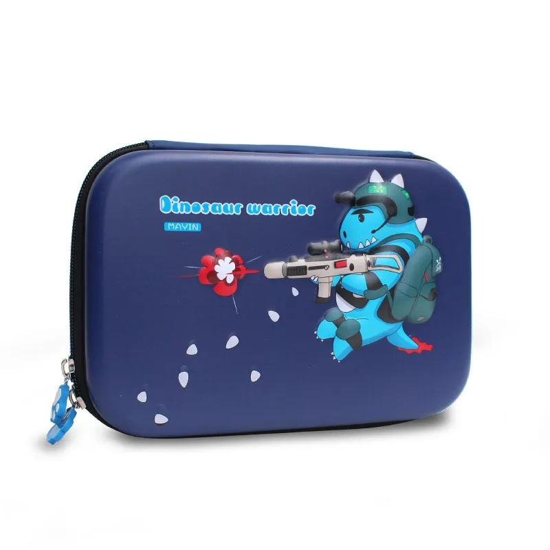 Multi-Compartment 3D Cute EVA Pencil case Unicorn Pouch Stationery Box Anti-Shock Large Capacity for School Students Teens