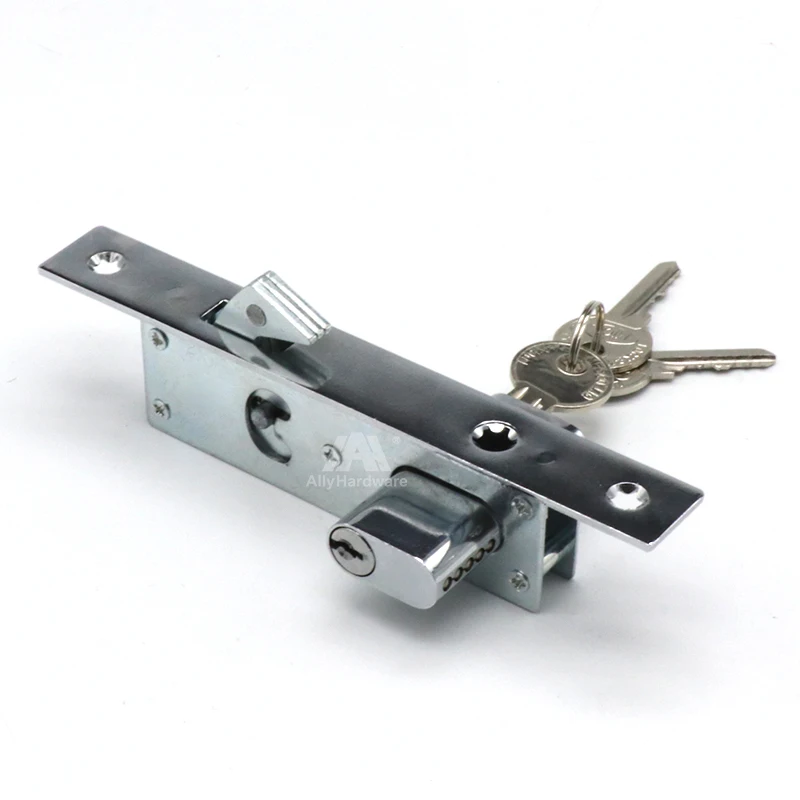Cheap price mortise small sliding door hook latch lock