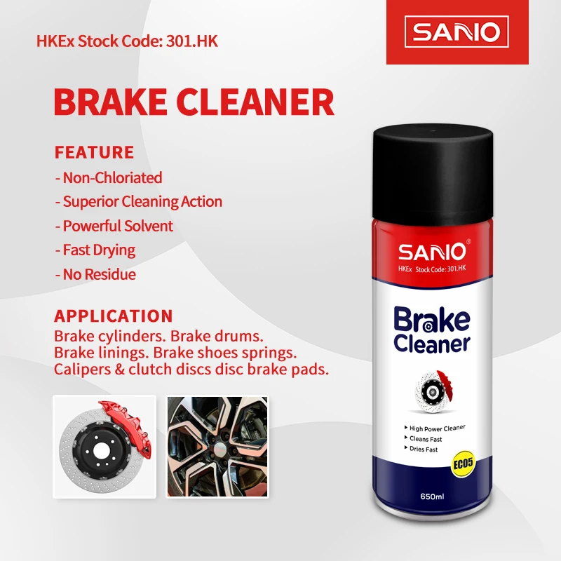 SANVO brake parts cleaner kleen spray dust disc parts cleaner liquid clutch disc spray  brake systems Rim Wheel Cleaning