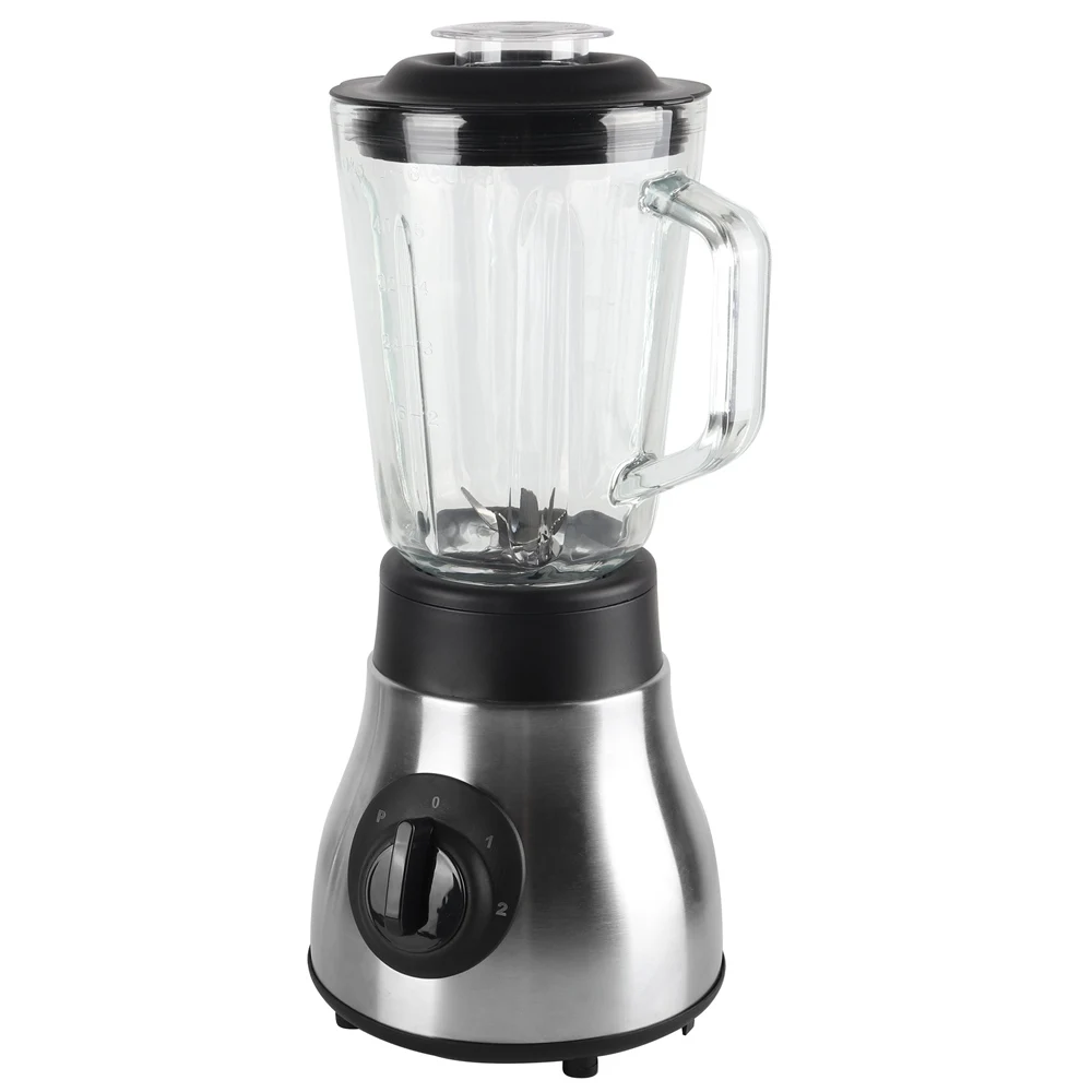 MSF 2 Speeds 400W 2 In 1 blender and juicer stainless body 1.5L glass jar electric blender fruit blender