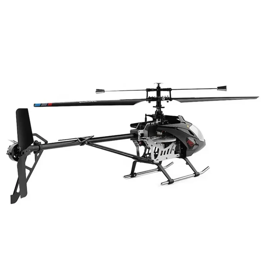 HOSHI WLtoys V913-A Радиоуправляемый вертолет 4CH 2 4G одиночный пропеллер бесщеточный мотор удержания высоты черный 55 см USB заряд против WL915-A C190