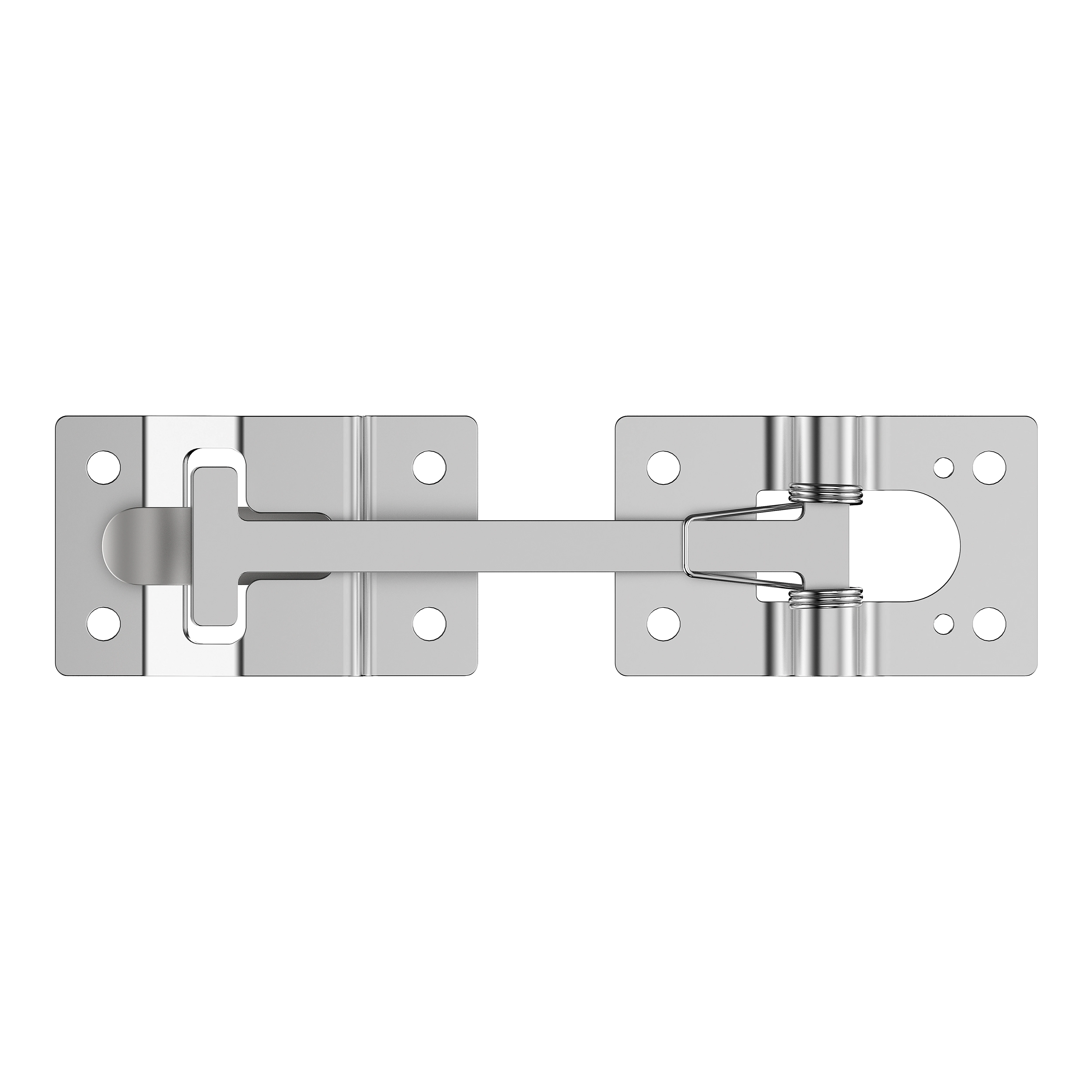 Stainless Steel RV Door Holder/Latch 4 inch/ 6inch Length with PVC Base, Silver