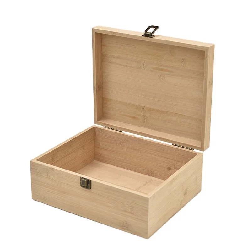 Wooden jewelry box sundries storage box packing wooden chest box