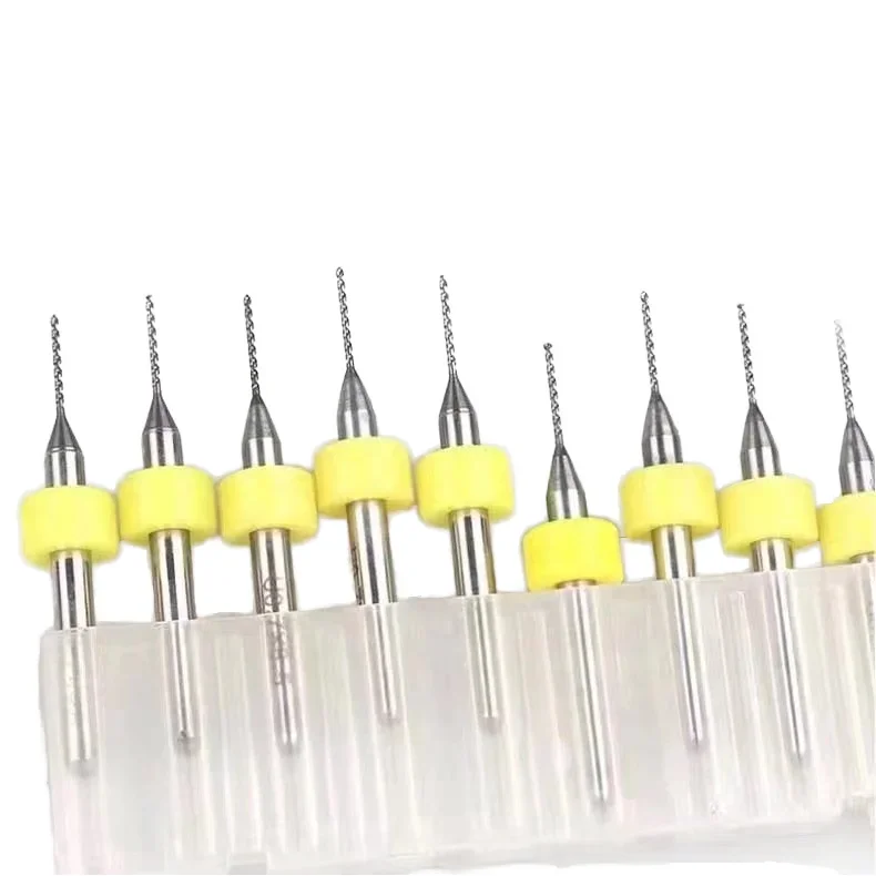 High quality Spiral Flute Micro Carbide 0.1-6.5mm Milling Cutter PCB drill for Jewelry CNC  Print Circuit Board Engraving