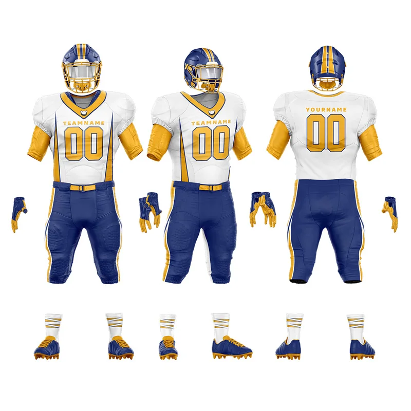 1/6 American Football Jersey And Pants Football Uniforms Custom American Football Wear