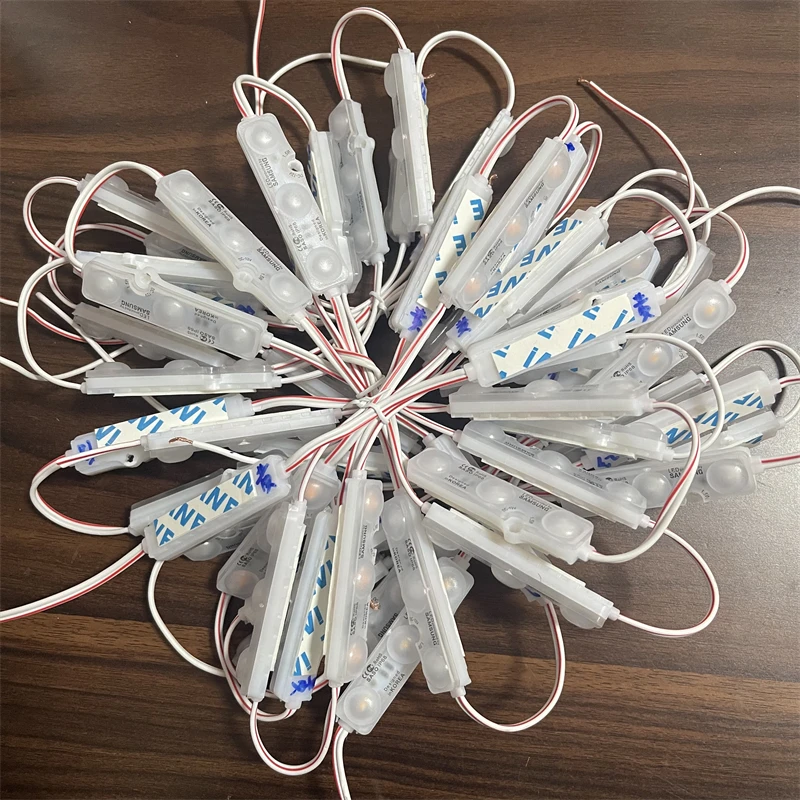 12v 3 Leds Modulo 1.5w Outdoor 2835 Sign LED Module Smd 5730 Light Box Injection Led Modules