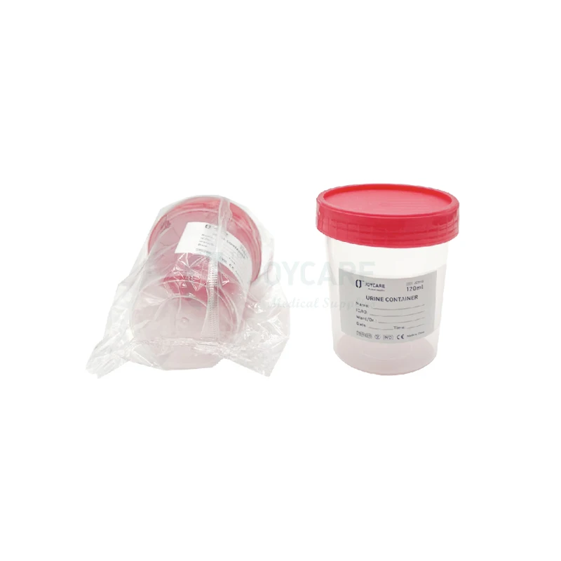OEM design hospital disposable sterile sample urine collection cup vacuum urine test container