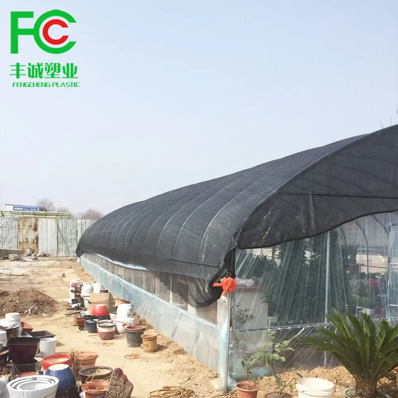50% Shade Factory Green HDPE Agricultural Shade Nets Plastic Black House for Nursery Plant Greenhouse Cover 2*100m 4*50m