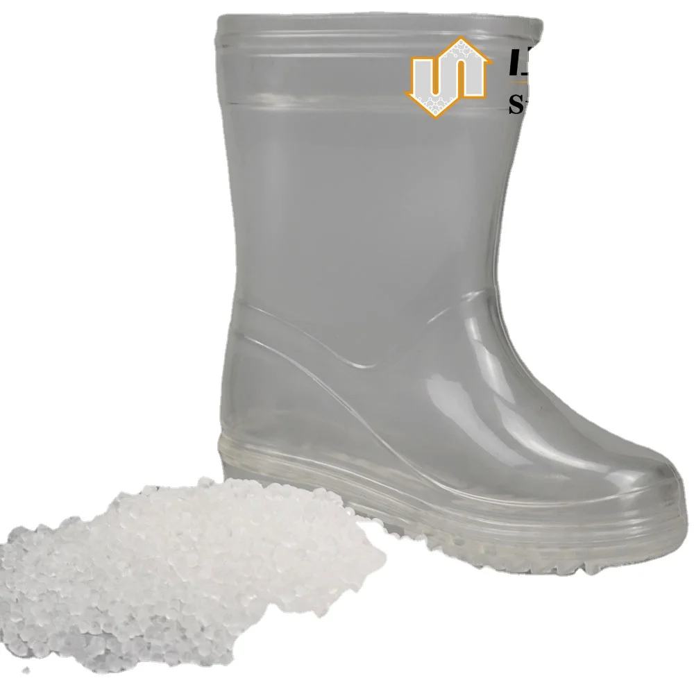 Прозрачные ПВХ композитные гранулы/гибкие мягкие гранулы для обувной подошвы в