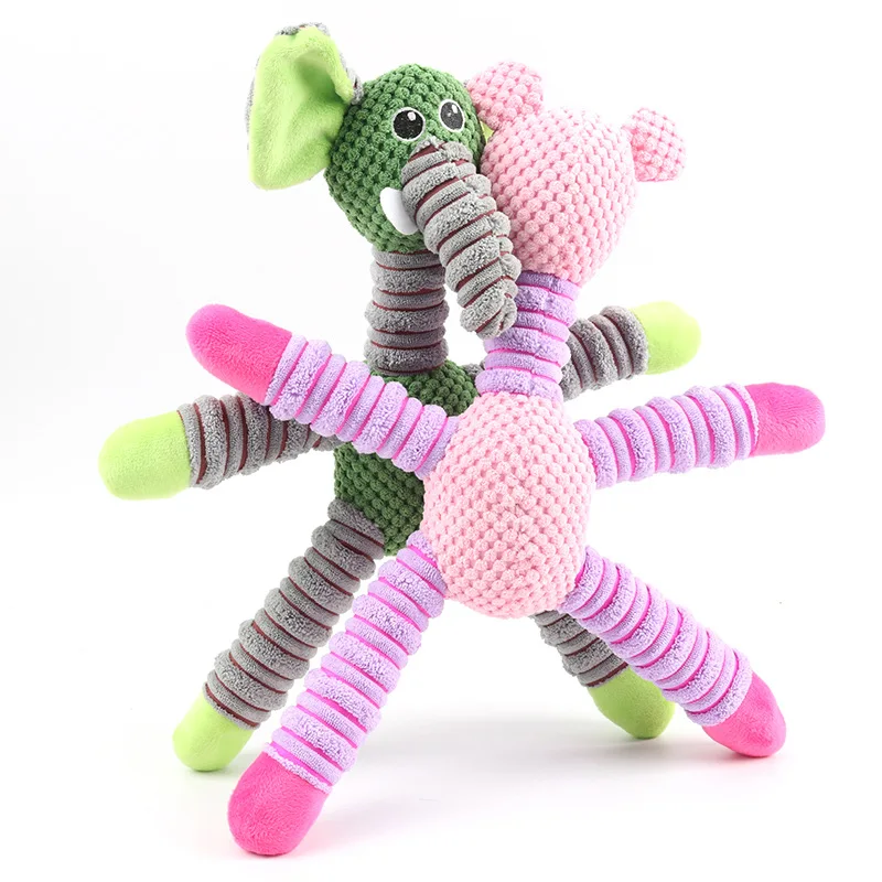 Оптовые поставщики домашних животных, игрушки для жевания слона, медведя, свиньи, собаки, кота