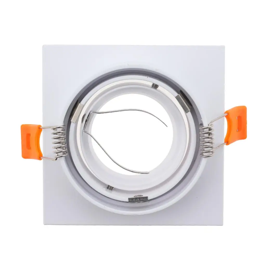 Recessed Spot Light Frame Adjustable Led Downlight Casing Square Led Spotlight Frame Fixtures
