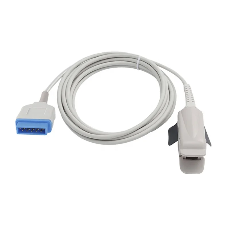 High Quality Reusable Adult Clip spo2 Sensor Probe for GE 11pin