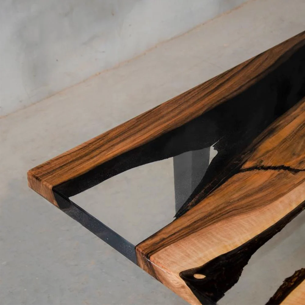 High Quality Epoxy Resin Dining Table New Design Luxury Nordic Simple Tea Table Steady Large Board Tea Table