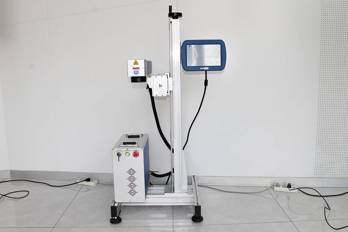 2024 new type pvc pipe laser marking machine flying laser marking machine