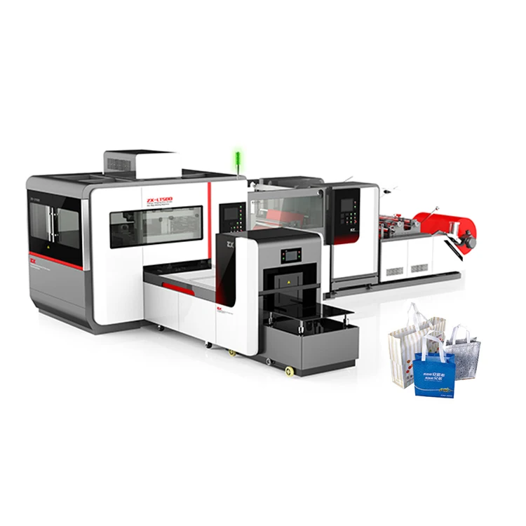 High Speed Packing Machine for Non Woven T-shirt Box Shopping Bag Making Machine