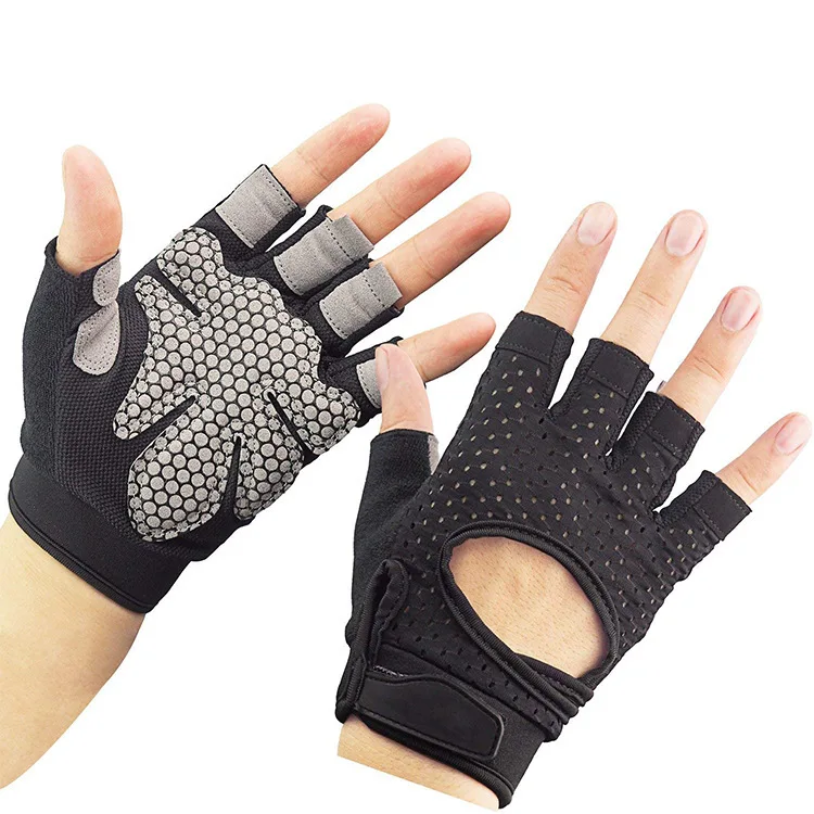 Hot Selling OEM Workout Half Finger Protective Bike Motorbike Gym Racing Sports Gloves