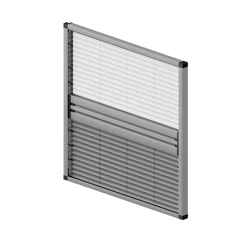 High Quality Custom Windows Plisse System Window Without Bottom Track Mosquito roof Screen