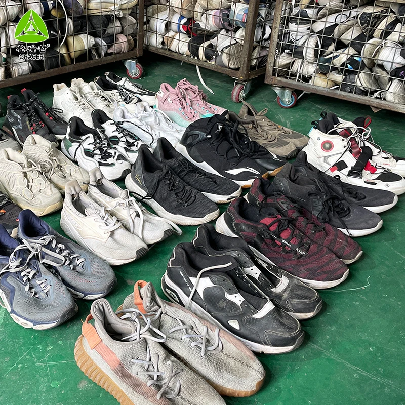 Branded Original Shoes Second Hand Men Used Sports Sneakers Shoes For Sale From UK