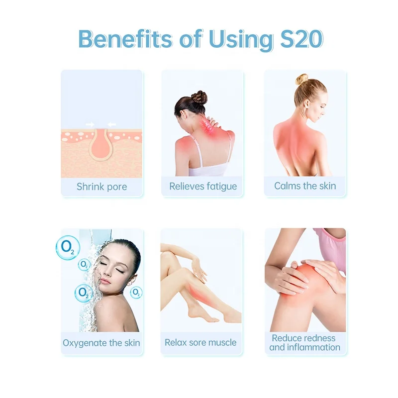 Custom logo skin cooling ice roller face lifting freeze facial massager skin calm body roller with travel box S20