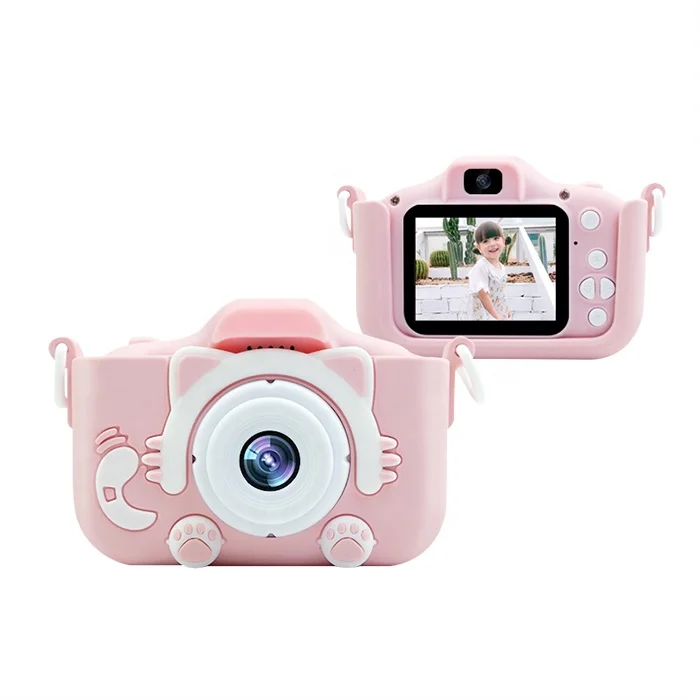 YMX CAX5S Hot Amazon Mini Rechargeable Kids Digital Photo Video Selfie Cartoon Toy Dual Camera Camcorder for Child Children