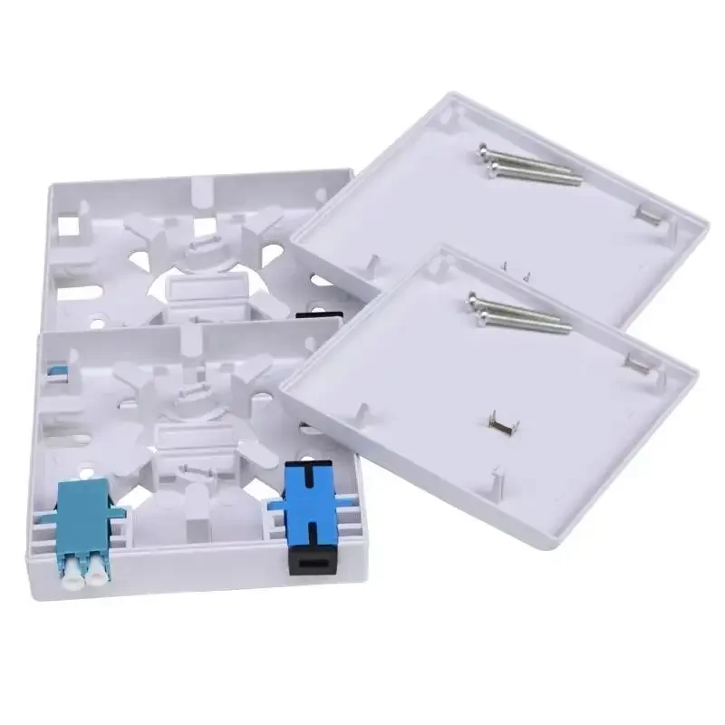 Panel Face Plate Rack Mount Distribution Socket Power Box with SC Pigtail