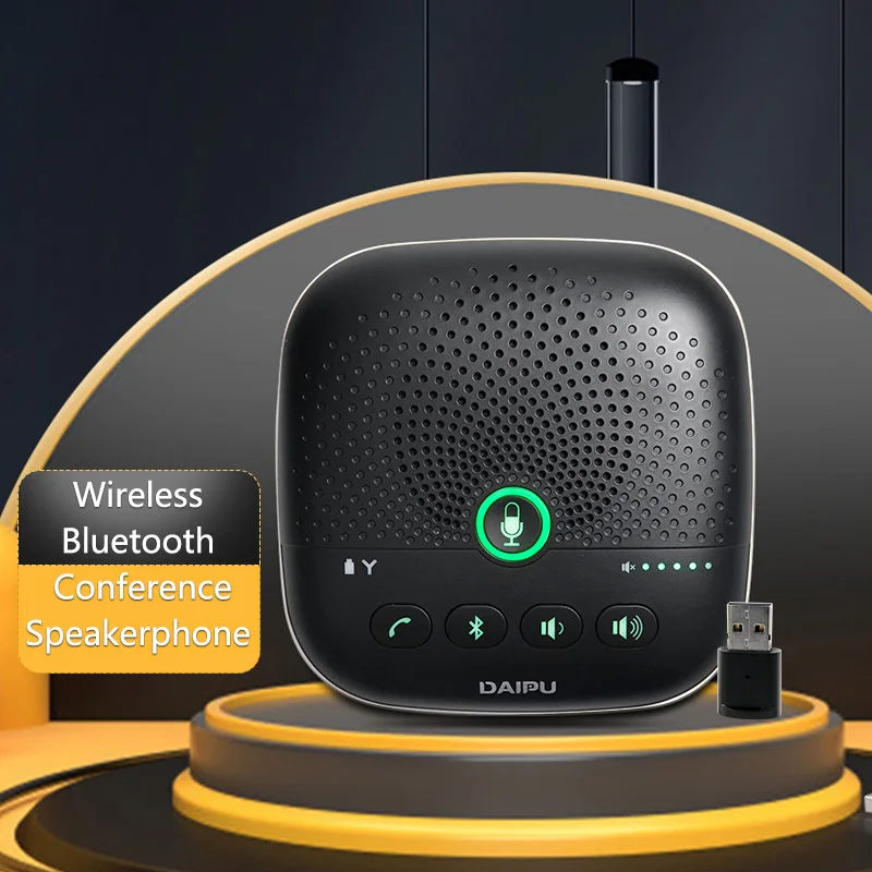 DAIPU высокое качество DP-GO10W BT USB беспроводной адаптер видео конференции микрофон динамик Громкая