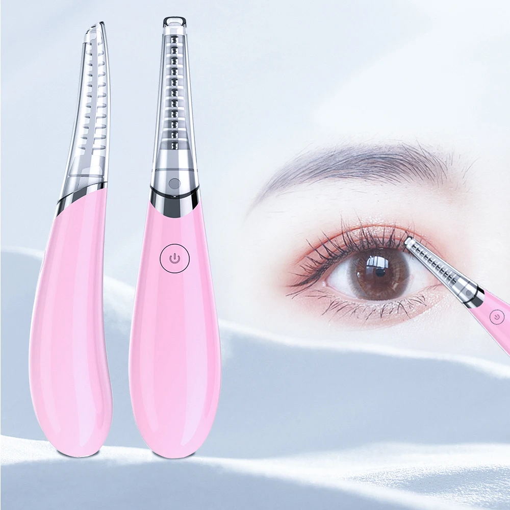 heated eyelash curler hot sale natural electric eyelash curler eyelash perming lash tool