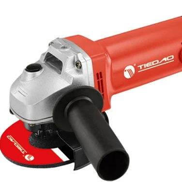 TIEDAO portable professional Hot sell factory price New Power Tools 750W TD87100D angle grinder 100mm