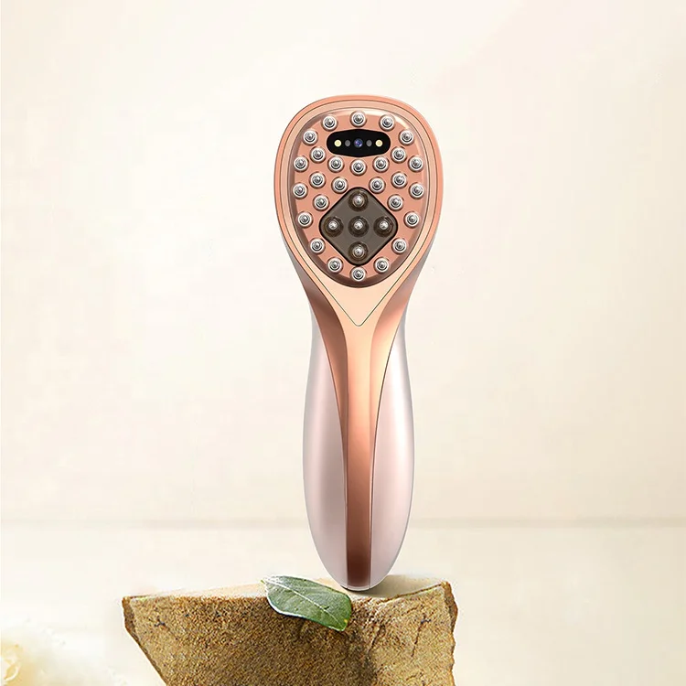 New Product Ideas 2024 App Visible Hair Scalp Massage Comb LED Red Blue Light Laser Hair Growth Comb Brush With Camera