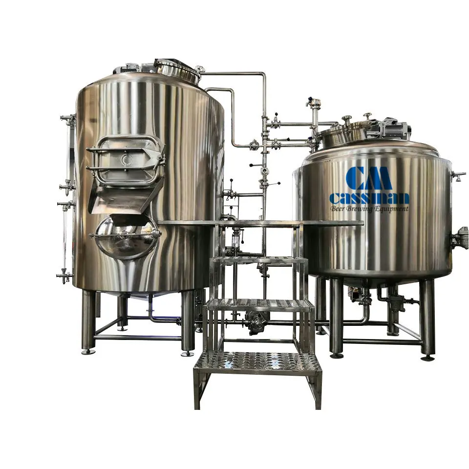 2000L Commercial Beer Brewing System For Sale To Brew Draft Beer
