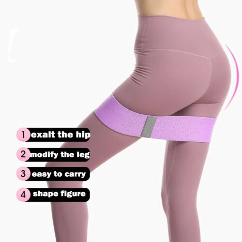 
High Quality wholesale colorful Customized logo exercise Leg Glute Hip resistance bands 
