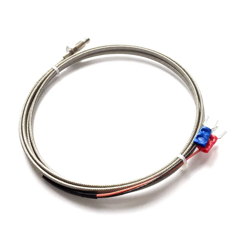 6x70mm thermocouple rtd pt100 temperature sensor with m10x1.5 screw