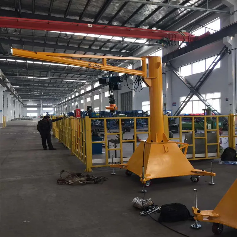 360 degree rotating cantilever swing arm hoisting 2 3 5 10 ton 1 ton jib crane