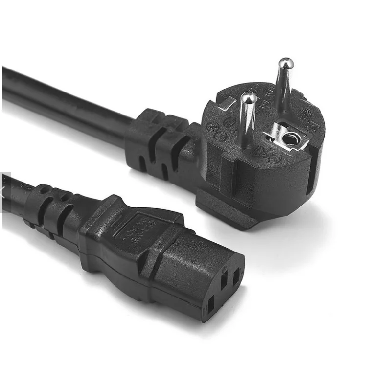 
European standard EU 2Pin Power Cable plug to IEC320 C13 C15 AC 10A/6A 250V Lead 3Pin cable power extension cord  (62297319171)