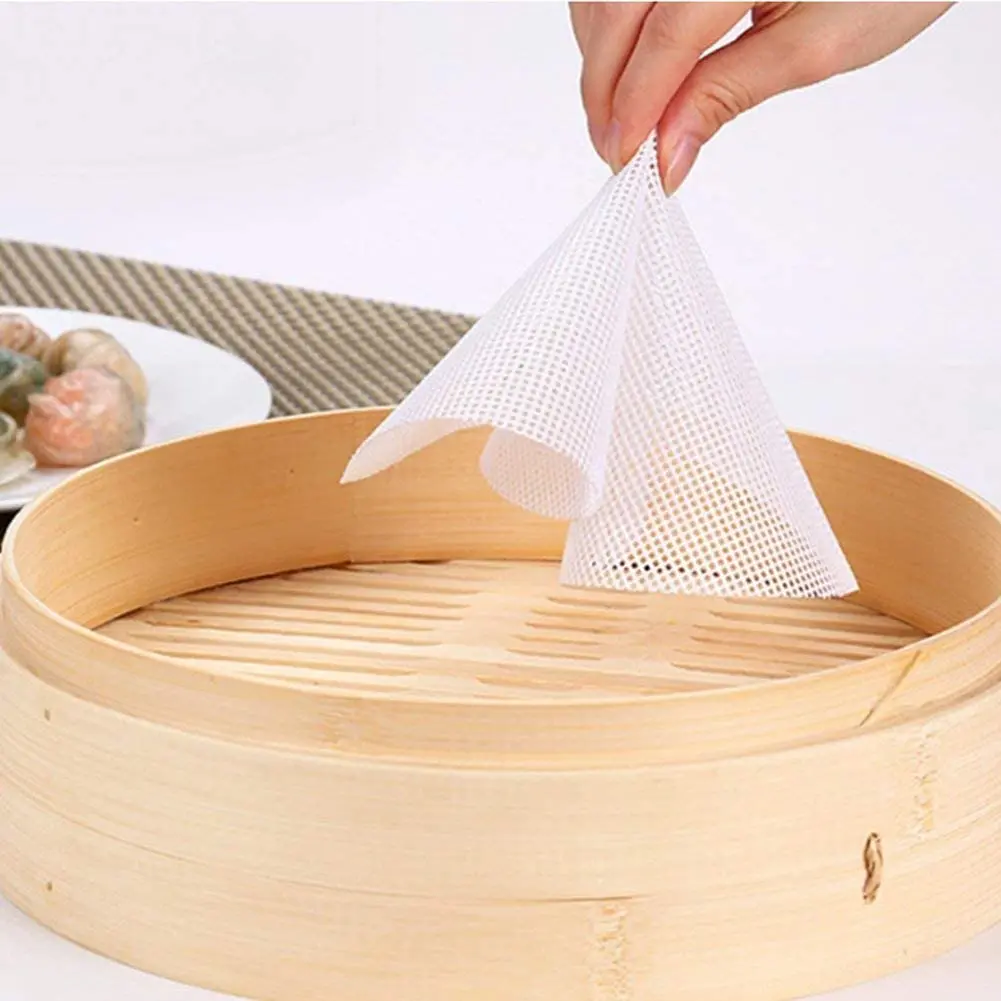 transparent color non-stick easy clean heat resistant Silicone steaming Mat for kitchen usage durable non-stick
