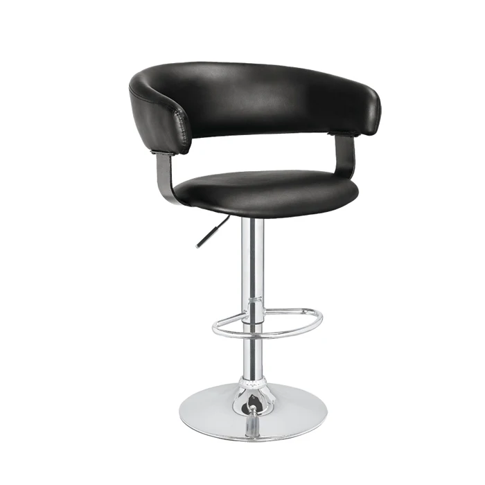 
Comfortable cheap adjustable height swivel metal chair bar stool 