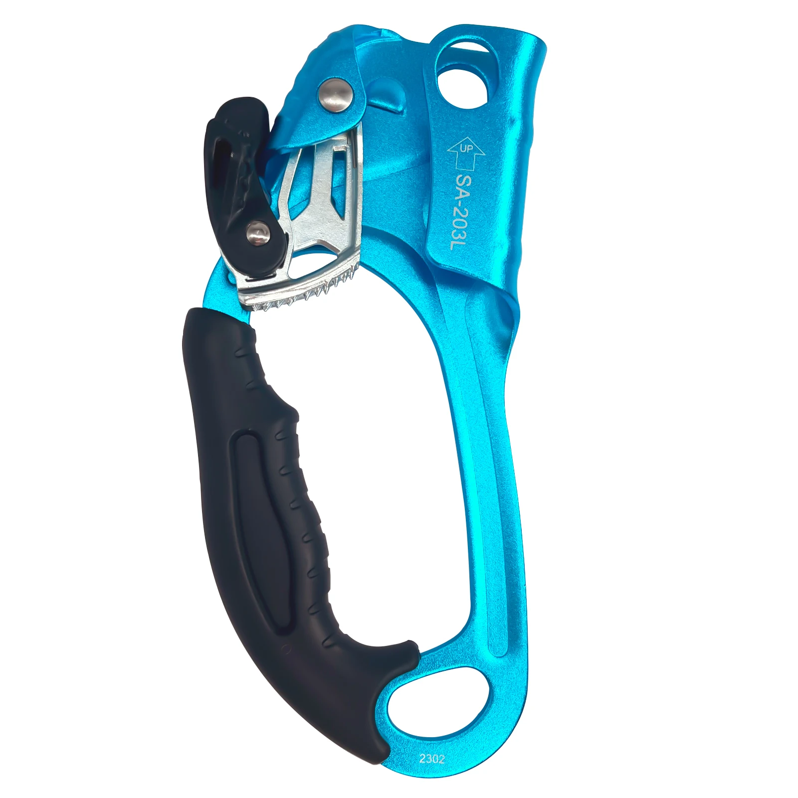 CE Standard Climbing Right Hand Ascender Climbing Hand Rope Aluminum Ascender For Nylon Rope