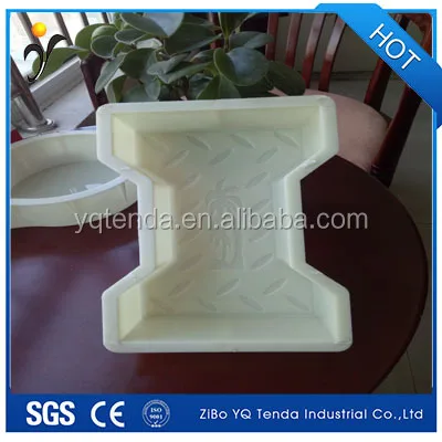 Precise dimension plastic rubber concrete paver molds for sale