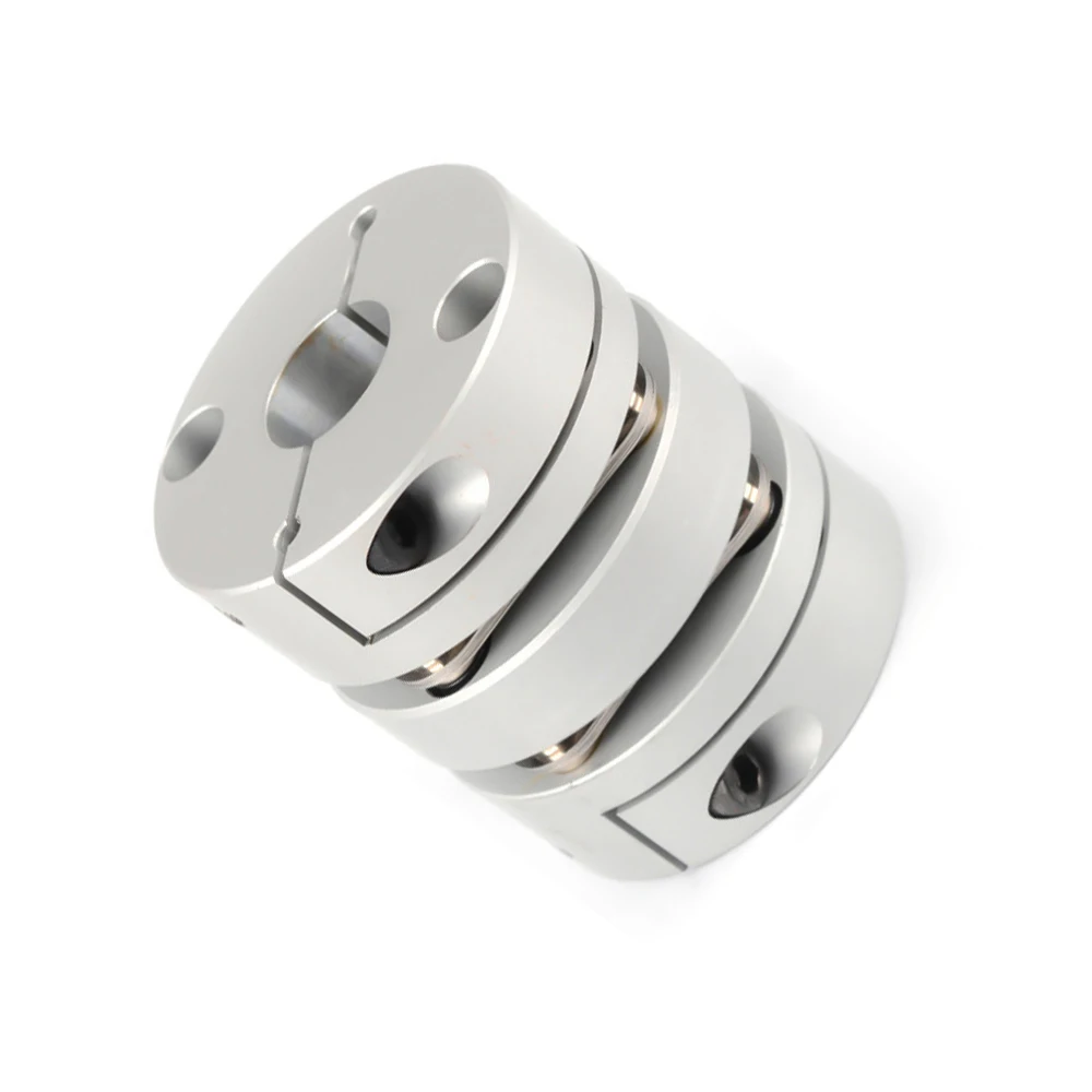 Cnc Flexible Shaft Coupling Double Diaphragm Clamp Series Shaft Couplings Aluminum Coupling for Encoder and Miniature Motor