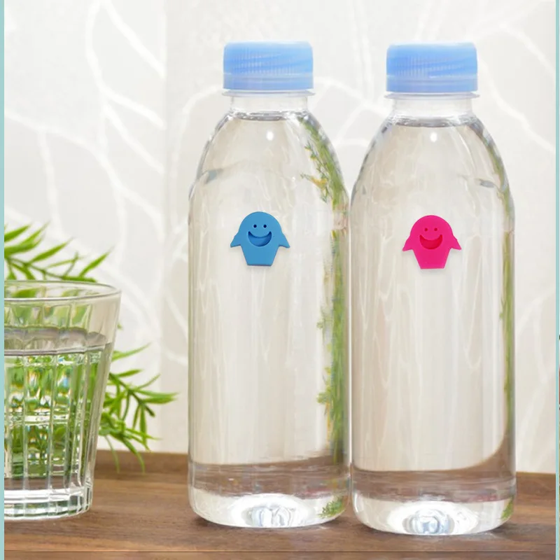 OKSILICONE Hot Sale Colorful Silicone Wine Glass Charms Wine Glass Mark Cup Labels Tag For Champagne Flutes Cocktails Marker