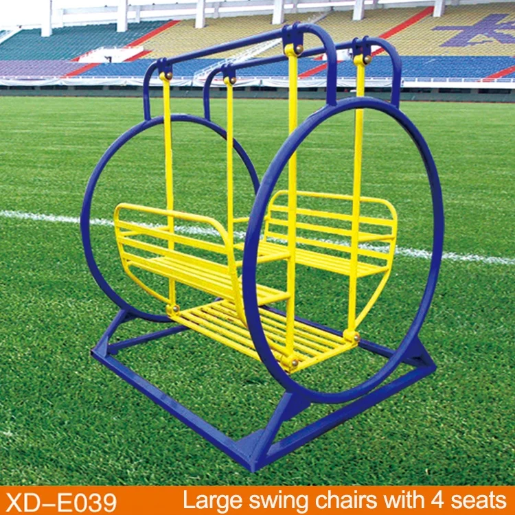 Urban Squares Recreational Facilities Small Size Outdoor Garden Steel Swing Chair