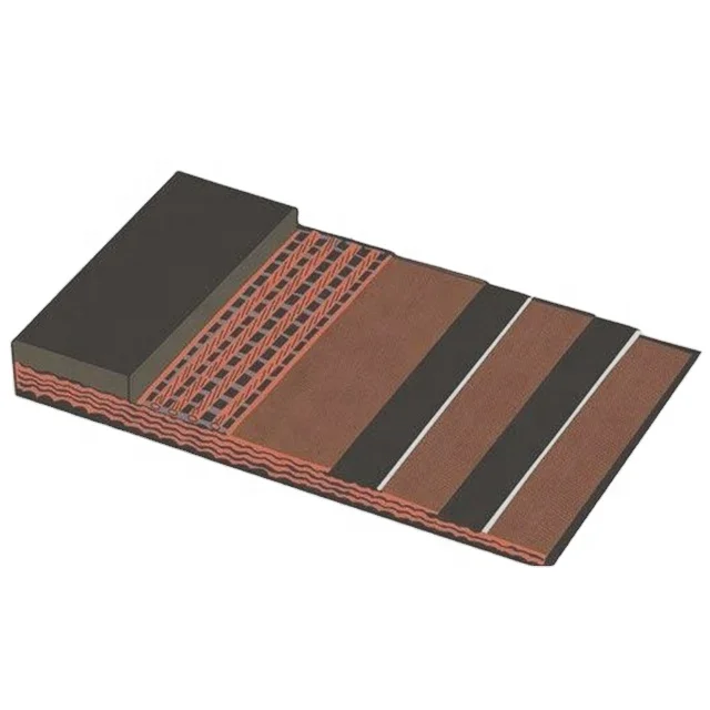 Легкая и Тонкая Резиновая конвейерная лента NN 125 для цементных бетонных