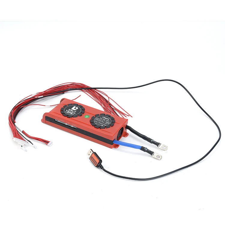 Smart Bms Lifepo4 Lto 3s 4s 13s 16s 32s 12v 36v 48v 60v 72v 80a 100a 200a Lithium Battery Bms With Fan