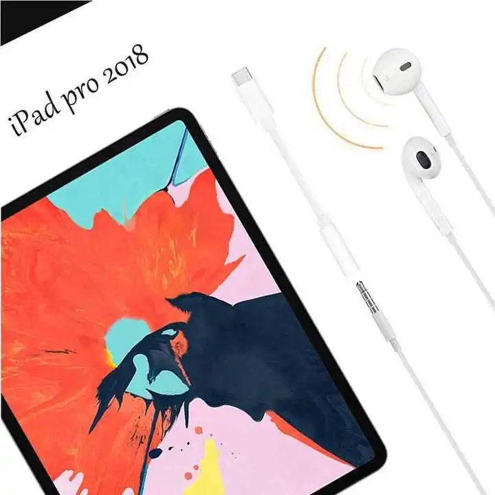 Type-c To 3.5mm Earphone Cable Adapter Type C Usb-c Male To 3.5 Aux Audio Female Jack For Android