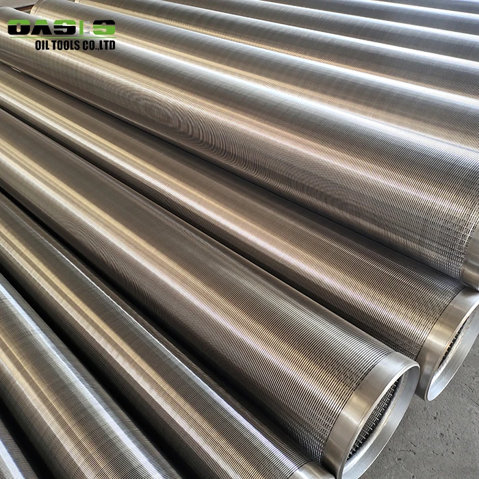 Manufacturer connection STC/BTC 0.75 mm slot wedge wire screen stainless steel pipe filter