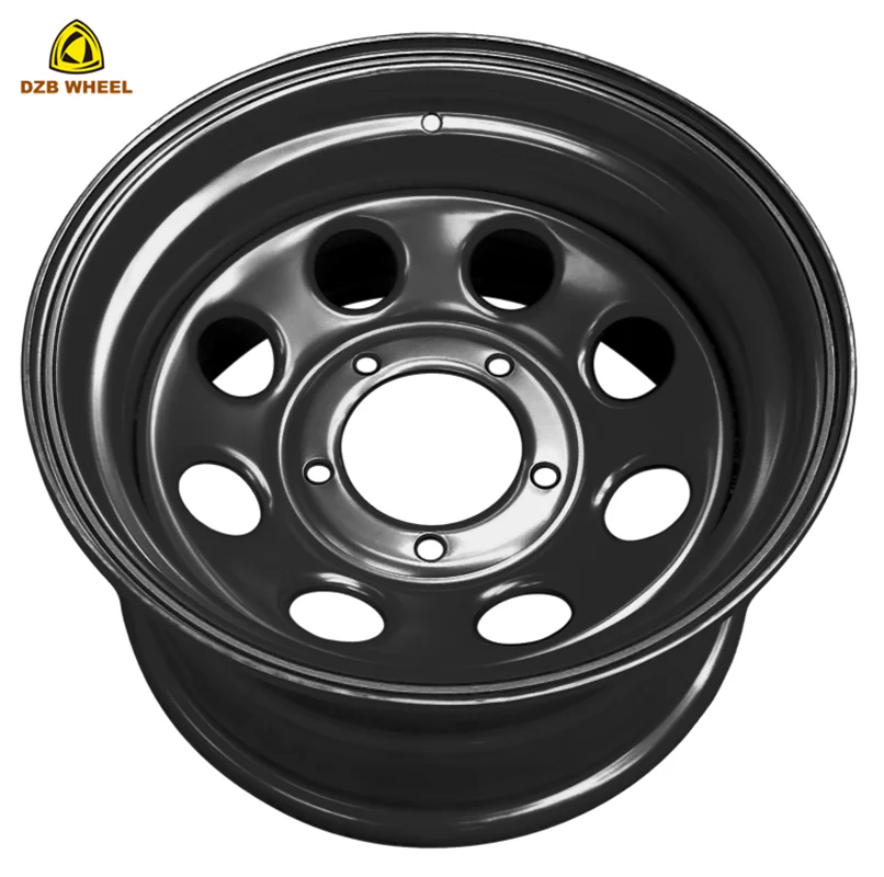 15 Inch 8 Spoke 5x114.3 Chrome Rims 15x10 4x4 Offroad Beadlock Wheels for Sale