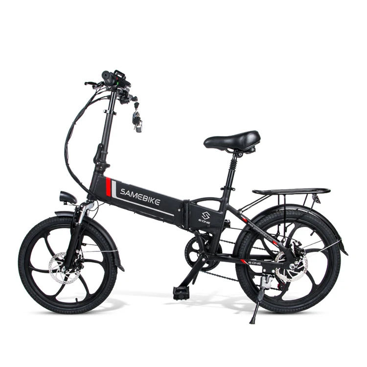Low price of Brand new Wheel Folding Electric Bicycle 350w 48v Motor 10.4ah Battery 7 Speed Moped Electric Bike