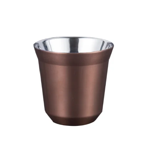 Espresso Cups Lungo Cups Set Espresso Gift Set Double Wall Thermally Insulated Capsule Coffee Mug Demitasse Cups